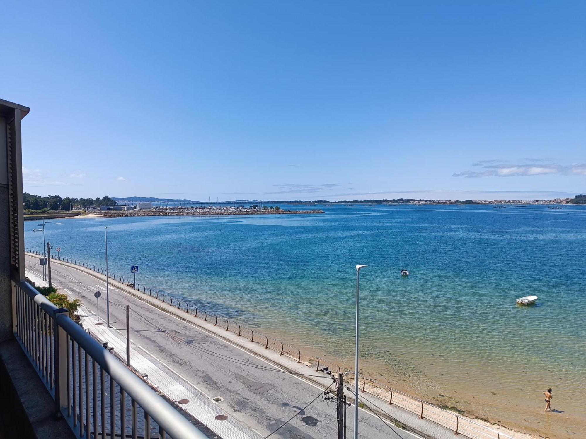 Mirador Mar De Castelao, 1ª Linea De Playa Urbana Apartment Villanueva De Arosa Exterior foto